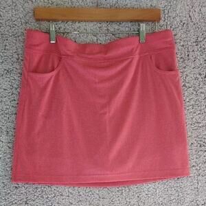 CALLAWAY GOLF SKORT WOMENS Extra Large Heather Coral Activewear Sports Outdoors